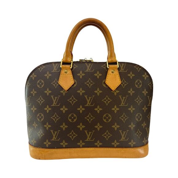 Louis Vuitton Monogram Canvas Alma Satchel With Dustbag Authentic Made in France - Picture 9 of 16